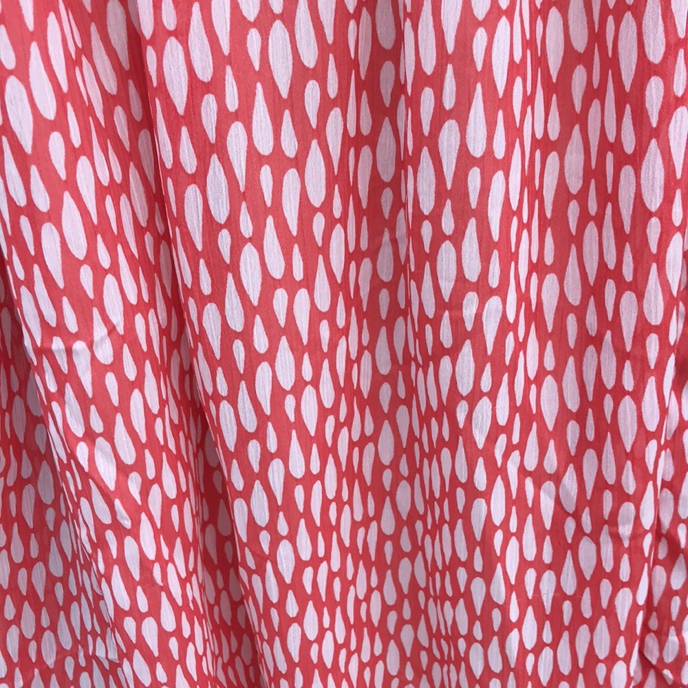 Merona Dress- Orange/Cream Short Sleeve Dress -XS - Picture 4 of 5